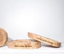 Load image into Gallery viewer, OMandP Hand-Carved Wooden Soap Tray