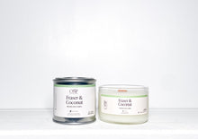 Load image into Gallery viewer, Fraser &amp; Coconut Wooden Wick Candle - 4 oz
