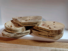 Load image into Gallery viewer, OMandP Hand-Carved Wooden Soap Tray