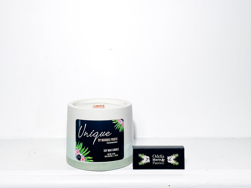 Unique by Marqus Profic - Luxury Coconut Soy Wax Candles - Circle