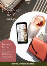 Load image into Gallery viewer, Valentine&#39;s Day Shop-N-Sip Event
