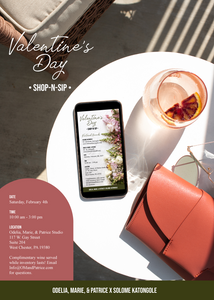 Valentine's Day Shop-N-Sip Event